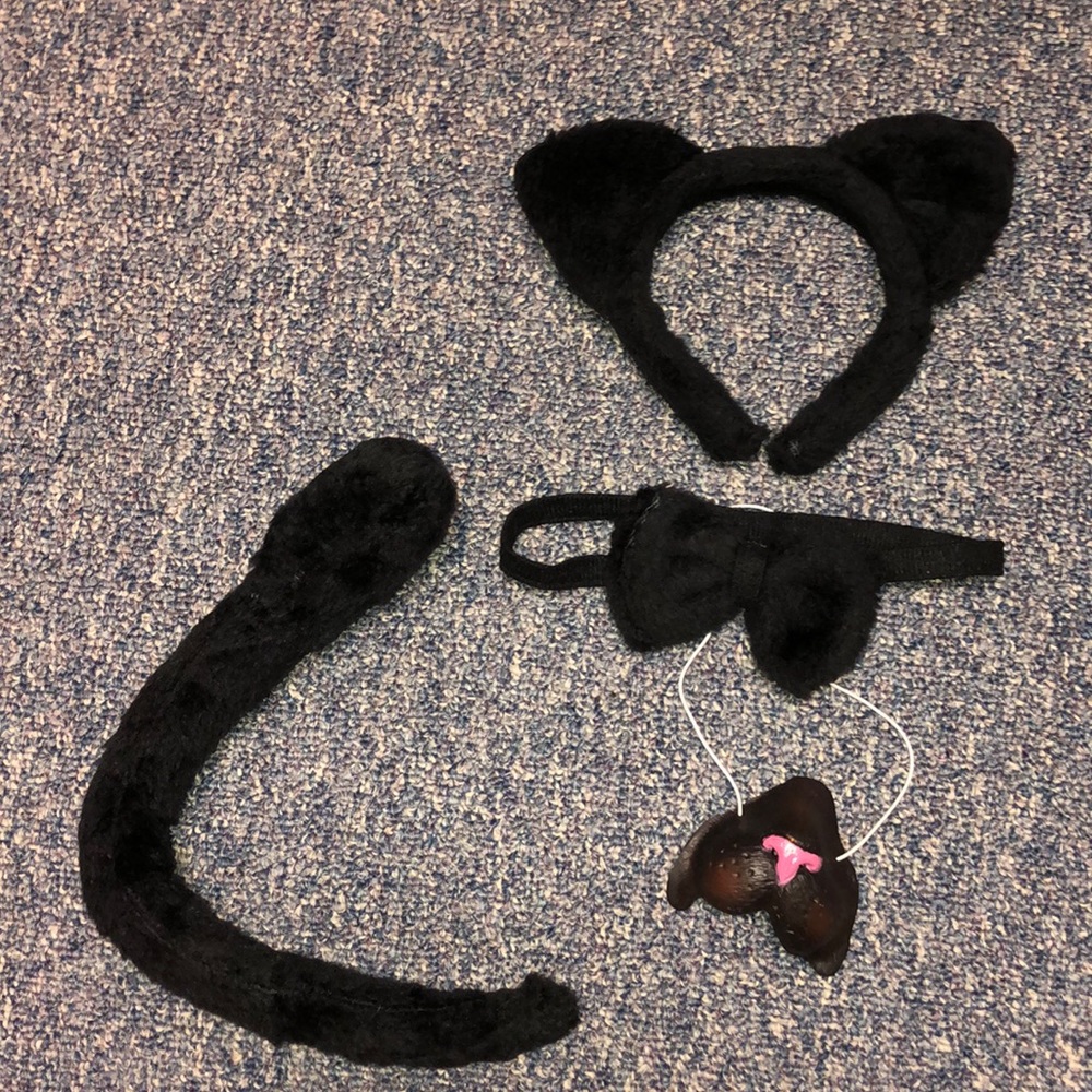 Cat accessories costume set